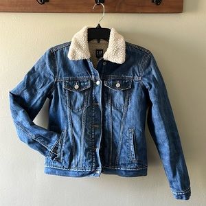 Women’s GAP Denim Sherpa Jacket